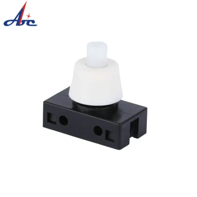 Plastic Push Button Switch 10mm on-off Latching Function with Wire Plastic Push Button Switch
