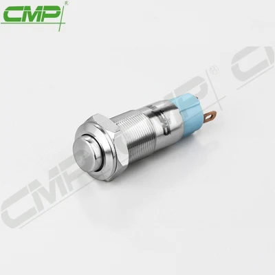 CMP Metal Mini 1no Spst Push Button 10mm Switch