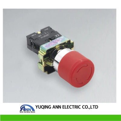 Xb2-BS 40mm Mushroom Emergency Stop with Key IP40/IP65 Waterproof Electrical Push Button Switch