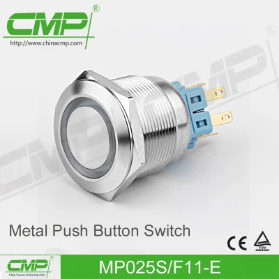 25mm Flat Head Push Button Switch