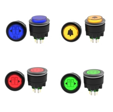 IP67 30mm Metal Pushbutton Switch